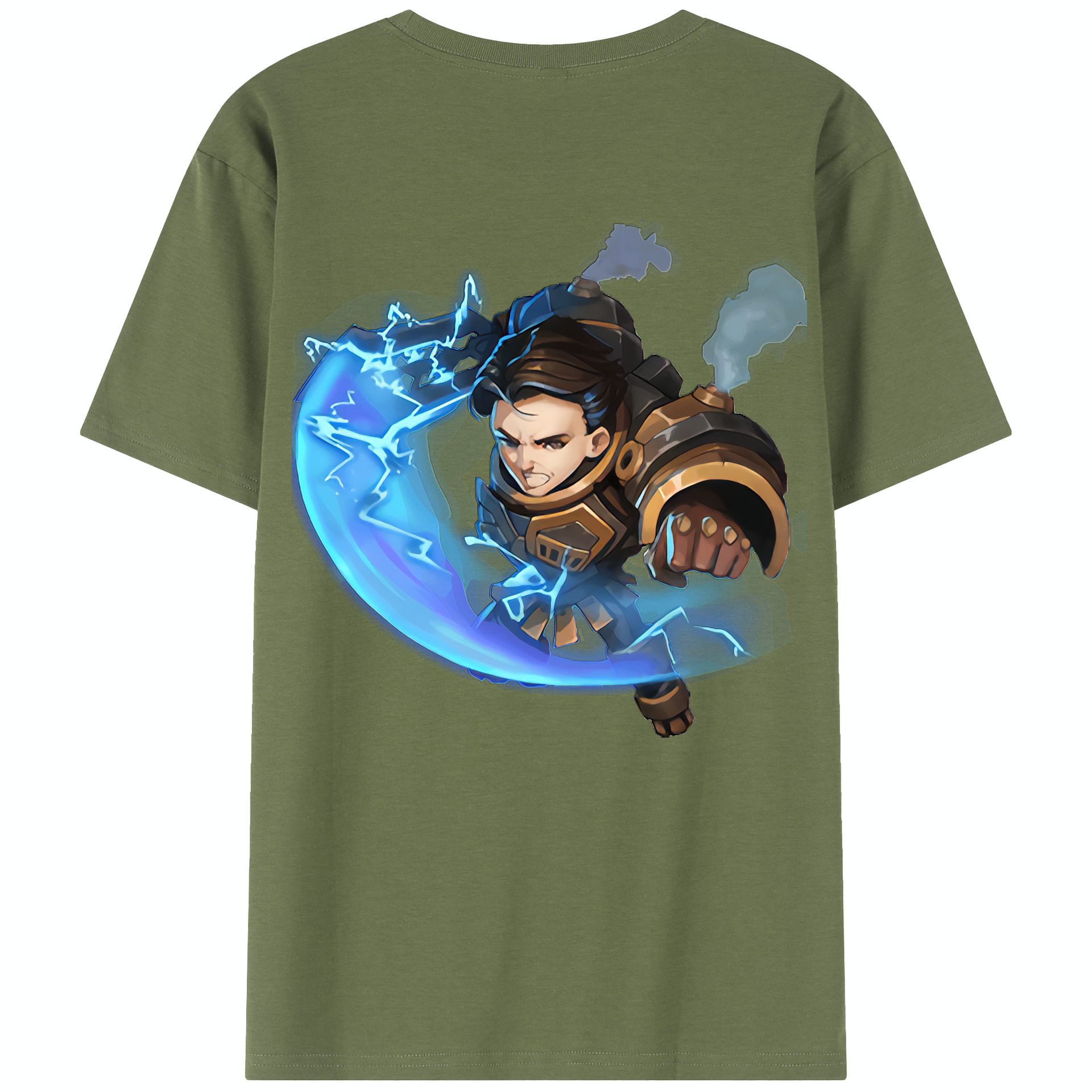 リーグ・オブ・レジェンド League of Legends LOL 綿100％半袖Tシャツ（背面プリント）